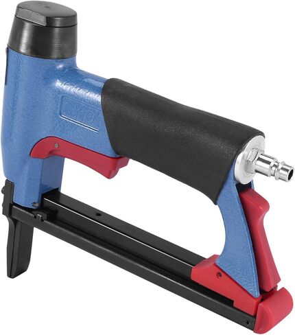 8016LN Long Mouth BeA Pneumatic Air Stapler Nailer Fine Stapler Tool for Furniture Nailer Tool Pneumatic Air Power Tool, Blue in Kuwait