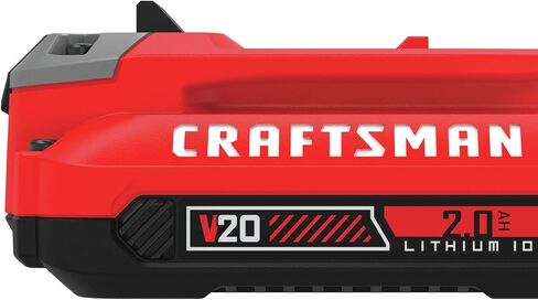 CRAFTSMAN V20 2Ah Lithium Ion Power Tool Battery 2-Pack and Charger Starter Kit (CMCB202-2CK) in Kuwait