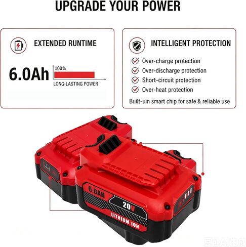 Replacement for Craftsman V20 20V Battery 6.0Ah | High Capacity Lithium-Ion Battery Pack Compatible with Craftsman 20V Series Tools in Kuwait