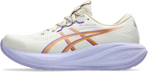 ASICS Women's Gel-Cumulus 28 Running Shoes, 9, Oatmeal/Fresh AIR in Kuwait