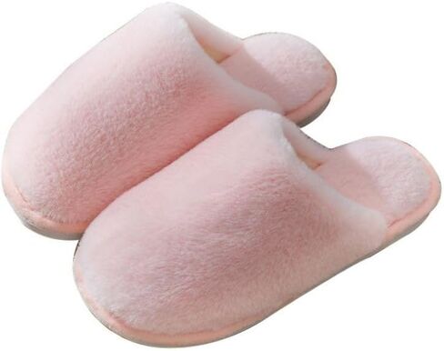 Women's Fuzzy Slippers Soft Plush House Shoes Cozy Faux Fur Slides in Kuwait