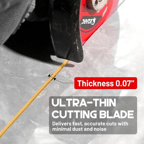EZARC 4.5 inch Diamond Blade, Advanced Ceramic Diamond Porcelain Cutting Blades for Angle Grinder& EZARC Glass Cutting Disc, Ultra Thin Diamond Saw Blade for Smooth Fast Cutting Ceramic Tile Cutting in Kuwait