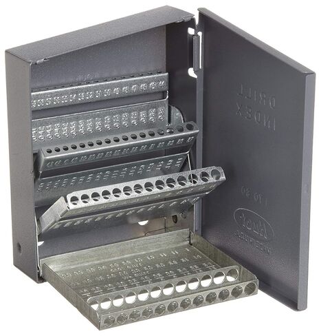 Huot 10600 Drill Bit Index for Wire Gauge Sizes #1 to #60 in Kuwait