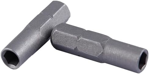 1pc Screwdriver Bit Adapter Micro Inserts Bits 6.35mm 1/4" Adapter To 4mm Hex Holder in Kuwait