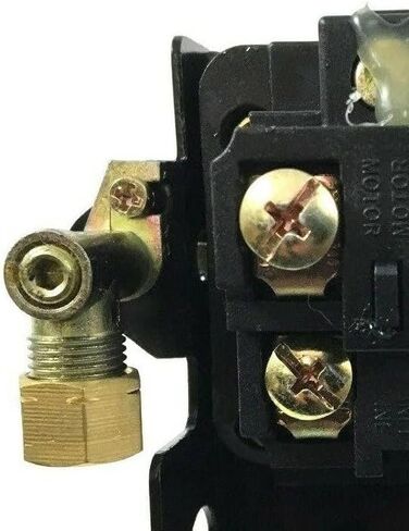 VA004212WC Air Compressor Pressure Switch Unloader Valve 90 Degree - For Rolair Lefoo U6005 Switch & JC10PLUS FC2002 Air Compressors - Replacement Unloader Kit in Kuwait