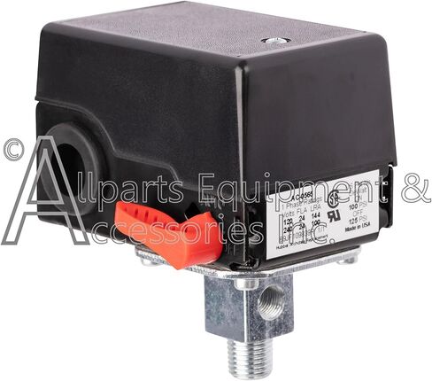 Z-AC-0565 Pressure Switch 1/8" NPT Special Port 100-125 PSI 2-Pole 120-240V Compatible with Craftsman, DeWALT, DeVilbiss, and Porter Cable Air Compressor Units in Kuwait