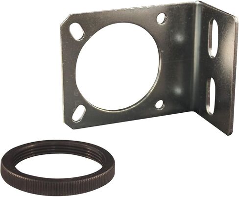 1163 Full Size Piggyback and Regulator Mounting Bracket - for Milton Air Compressor Replacement Parts - L-Shaped Wall Mount Regulator Bracket - 1/4", 3/8", and 1/2" NPT in Kuwait