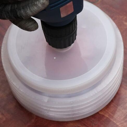 Drill Dust Cover - Drill Dust Collector Hole Saw Accessories Home Ash Bowl Drill Dust Cover Easy Operate Hole Saw Accessories Elastic Sealing in Kuwait