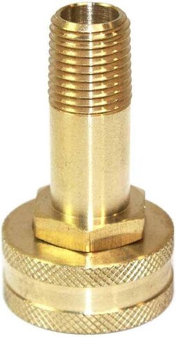 Interstate Pneumatics FGF104-2PK 3/4 Inch GHT Female x 1/4 Inch Male NPT Hose Fitting - Swivel - Pack of 2 in Kuwait