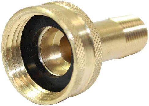 Interstate Pneumatics FGF104-2PK 3/4 Inch GHT Female x 1/4 Inch Male NPT Hose Fitting - Swivel - Pack of 2 in Kuwait