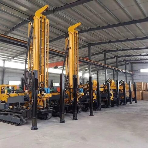 Portable Water Well Drilling Rig, Borehole Drilling Machine, Crawler Core Drill Rig – Mobile Well Drilling Equipment for Farm Irrigation, Geological Survey & Construction in Kuwait