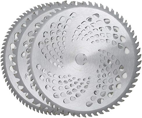 10 Inch Lawn Mower Blade, Brush Trimmer Blade Circular Saw Blade for Weeder | 3pcs Weed Eater Circular Blade, Replacement Blade for Lawn Mower, Carbide Alloy Weed Blade for Brush Cutter 40T, 60T, 80T in Kuwait