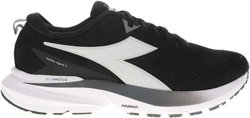 Diadora Mens Mythos Blushield Vigore 3 Running Sneakers Shoes - Black, White in Kuwait
