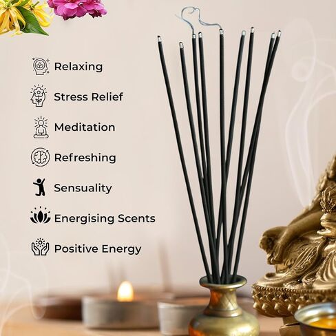 Patchouli 100%-Natural-Handmade-Hand-Dipped Organic-Chemicals-Charcoal-Free Purification-Relaxation-Positivity-Yoga-Meditation. in Saudi Arabia