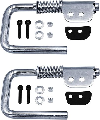 M745H2 Spring Loaded Rafter Hook 2-Pack Retractable Nail Gun Hanger Replacement for Hitachi NR83A Max SN890CH2 Framing Nailers Heavy Duty Tool Hanger with 2-Hole Bracket – 1-3/4" Hook in Kuwait