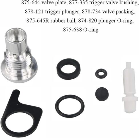 Trigger Valve Assembly Replacement Compatible with Hitachi NR83A/A2/A2S Nail Gun, Quick Installation Repair Parts Accessories in Kuwait