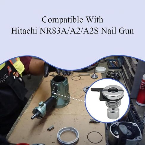 Trigger Valve Assembly Replacement Compatible with Hitachi NR83A/A2/A2S Nail Gun, Quick Installation Repair Parts Accessories in Kuwait