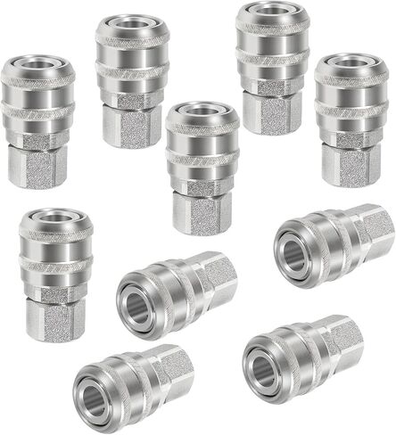 S-775 1/4" FNPT A Style Air Fittings, Compatible with Milton A Style Plugs, Pack of 10 in Kuwait
