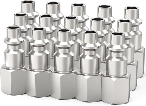ChillWaves Industrial Air Plug, 1/4" NPT Female Pneumatic Plugs, Air Compressor Accessories Fittings(30-PACK) in Kuwait