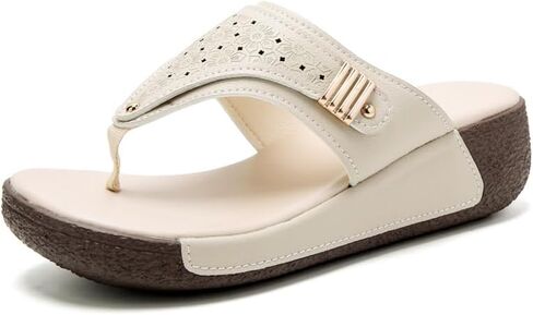 Orthopedic Sandals for Women Summer Dressy Flip Flops with Arch Support 2026 Comfortable T-Straps Open Toe Platform Boho Sandals Wedge Thong Casual Slip On Flats Outdoor Slippers Walking Shoes in Kuwait
