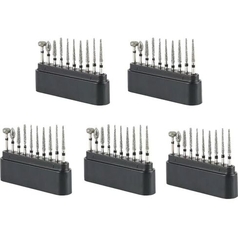 50Pcs FG Diamond Burs High Speed Polishing Drill Bit Compatible with Angle Grinder 1.6mm in Kuwait