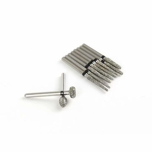 50Pcs FG Diamond Burs High Speed Polishing Drill Bit Compatible with Angle Grinder 1.6mm in Kuwait
