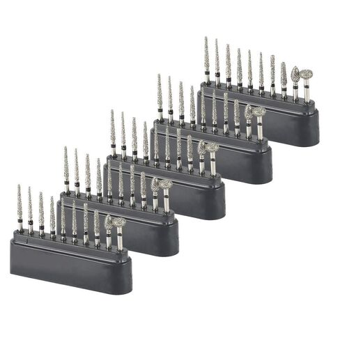 50Pcs FG Diamond Burs High Speed Polishing Drill Bit Compatible with Angle Grinder 1.6mm in Kuwait
