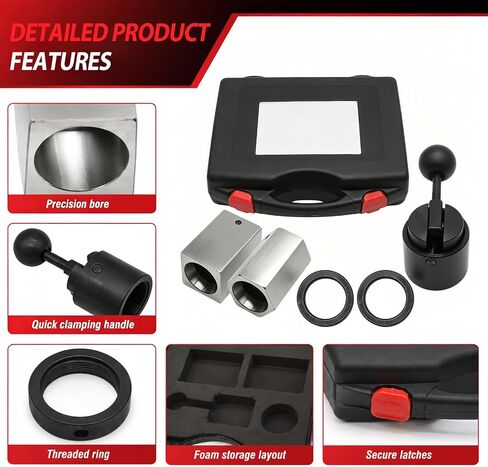 Nakkaa 5C Collet Block Square Hex Closer Compatible with Milling Machine | Capacity 1/16 - 1-1/8", Precision fixture for lathe, grinding and various machining work in Kuwait