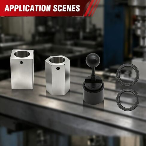 Nakkaa 5C Collet Block Square Hex Closer Compatible with Milling Machine | Capacity 1/16 - 1-1/8", Precision fixture for lathe, grinding and various machining work in Kuwait