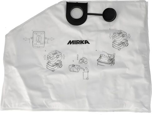 Mirka Dust Bag Fleece for DEXOS 1217 – 5-Pack High-Efficiency Dust Collection Bags for 17L HEPA Extractor – Premium Replacement Fleece Filtration Bags in Kuwait