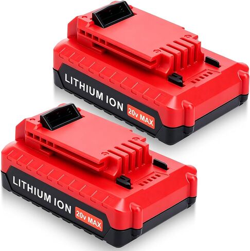 2Pack 3.6Ah 20V Max Battery Replacement for Porter Cable 20V Battery | Replacement for PCC680L PCC681L PCC682L PCC685L PCC600 PCC640 Compatible with Porter Cable 20V Tools in Kuwait