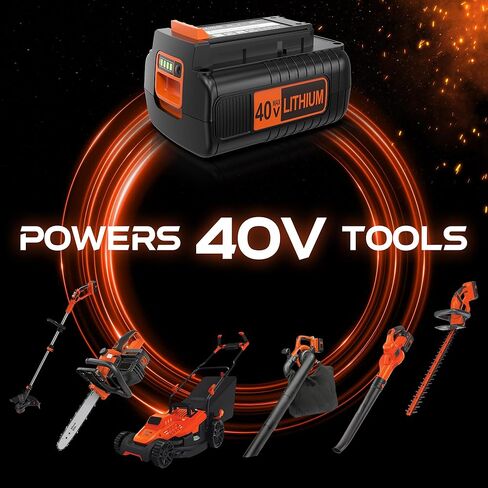 40 Volt MAX 2.0Ah Replacement for Black and Decker 40V Lithium Battery,LBX2040 LBXR36 LBXR2036 LST540 LCS1240 LBX1540 LST136W Compatible with All 36V and 40V Black and Decker Power+ Tools in Kuwait