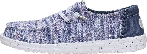 HEYDUDE Women’s Wendy Knit Shimmer Slip On Loafers | Lightweight Knit Shoes | Easy On Travel Ready in Kuwait