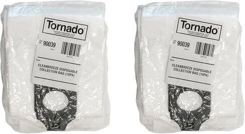 Tornado Industries Vacuum Filter Bags for CK LW 13/1 Roam Vacuum – 20 Bags (2 Packs of 10) Genuine OEM 90039 in Kuwait