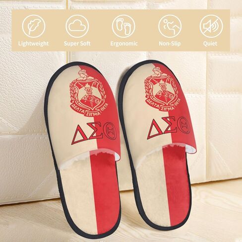 Women's home use slippers ZPB Sorority Accessories for Women, AKA Paraphernalia, Gifts for Women Girl Sisters in Kuwait