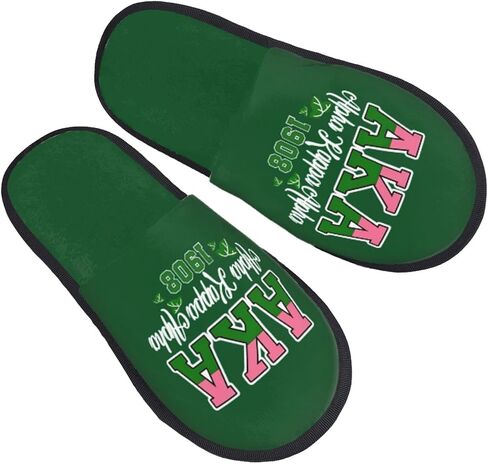 Women's home use slippers ZPB Sorority Accessories for Women, AKA Paraphernalia, Gifts for Women Girl Sisters in Kuwait