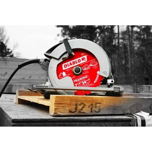 Diablo Freud D0724X 7-1/4-Inch 24 Tooth ATB Carbide Framing Saw Blade 5/8-Inch Diamond Knockout Arbor (4 Pack) in Kuwait