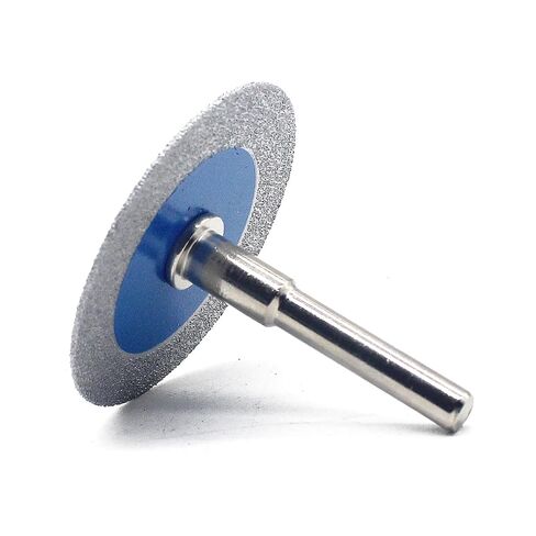 Diamond Mini Glass Saw Blade,BeQell 5pcs 2" Glass Cutting Disc Wheel Mini Carving Disc with Round Shank for Glass Jade Crystal Wine Bottle Ceramic Tile (50mm) in Kuwait