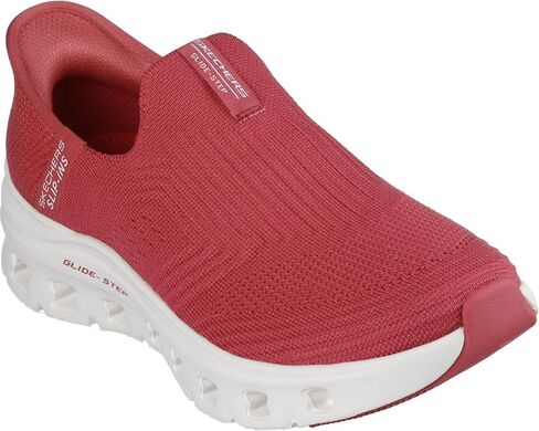 Skechers - Womens Glide-Step Pro - Everyday Slip On Shoes, Color Red, Size: 8.5 M US in Kuwait