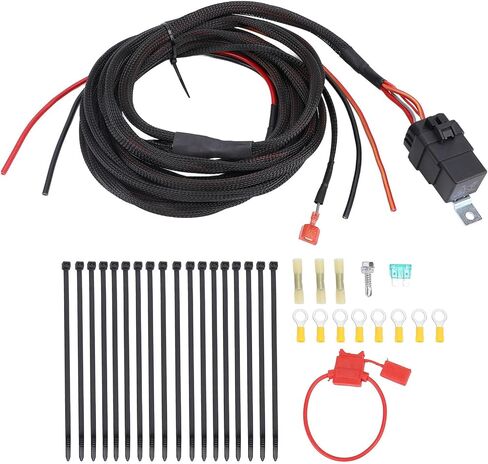 Second Air Compressor Harness 27703, with 30 Amp Fuse for Air Lift 3H and 3P Systems, Easy Installation and Secure Electrical Connection in Kuwait