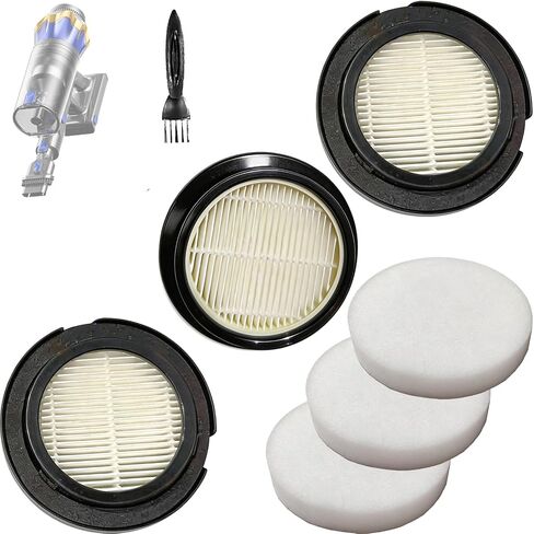 3Pack Hepa Filters and Sponges Compatible with JELLYPIG X100 Cordless Vacuum Cleaner.Washable Filters Works with JELLYPIG X100 Stick Vacuum. in Kuwait