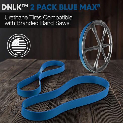 2 BLUE MAX ULTRA DUTY URETHANE BAND SAW TIRES REPLACES GENERAL 90125-14 TIRES in Kuwait