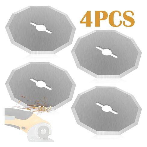 4Pcs Tungsten Steel Rotary Blade for RC2600K/RC2601/RC2602 Cordless Scissors, Leather Carpet Sewing Replacement in Kuwait
