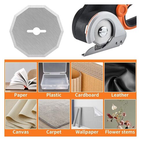 4Pcs Tungsten Steel Rotary Blade for RC2600K/RC2601/RC2602 Cordless Scissors, Leather Carpet Sewing Replacement in Kuwait