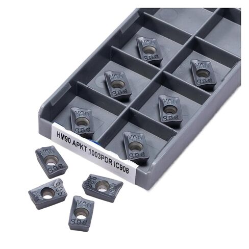 Indexable Lathe Carbide Insert 10PCS APKT1003 IC908 APKT1604PDR-76 IC928 Hard Alloy External Turning Tool Lathe Tools Milling Cutter(APKT1003 IC908) in Kuwait