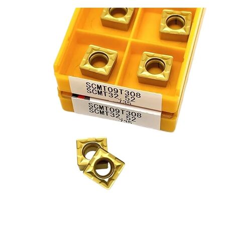 Indexable Lathe Carbide Insert 10PCS SCMT09T304 SCMT09T308 15TF 6020 735 Internal Turning Tool Hard Alloy Milling Blade(SCMT09T304 6020) in Kuwait