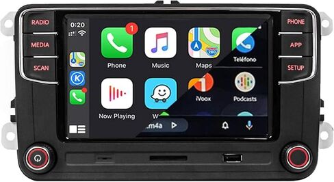 6.5" Car Stereo RCD360 PROII RCD330 Carplay Android Auto Bluetooth USB SD RVC FM for VW Golf MK5 MK6 Passat Jetta CC EOS (Backup Camera Actived) in Kuwait
