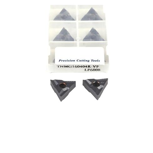 Indexable Lathe Carbide Insert 10PCS TNMG160404R-VF LF6008 Hard Alloy External Turning Tool Metal Lathe Tools Suitable for Processing Steel in Saudi Arabia