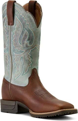 ARIAT Women's Hybrid Ranchwork Performance Western Boot Broad Square Toe - 10064003 9 1/2 M US in Kuwait