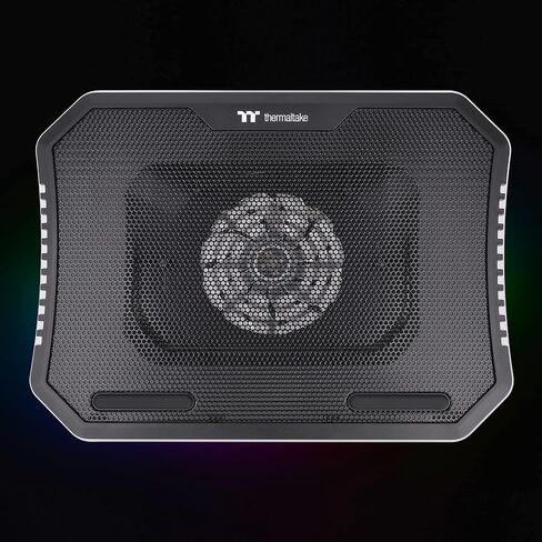 Thermaltake Massive Steel Mesh Panel with 1 x 120mm Fan, 256 Color RGB Spectrum, 10"-15" Notebook Cooler CL-N020-PL12SW-A in Kuwait
